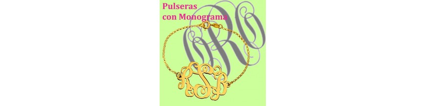 Pulsera con monograma